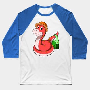 Snake with Purse & Hat Baseball T-Shirt